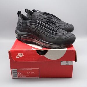 Nike Air Max 97 OG BG 'Triple Black' Sneakers AV4149 001 Youth Size 6Y Women 7.5
